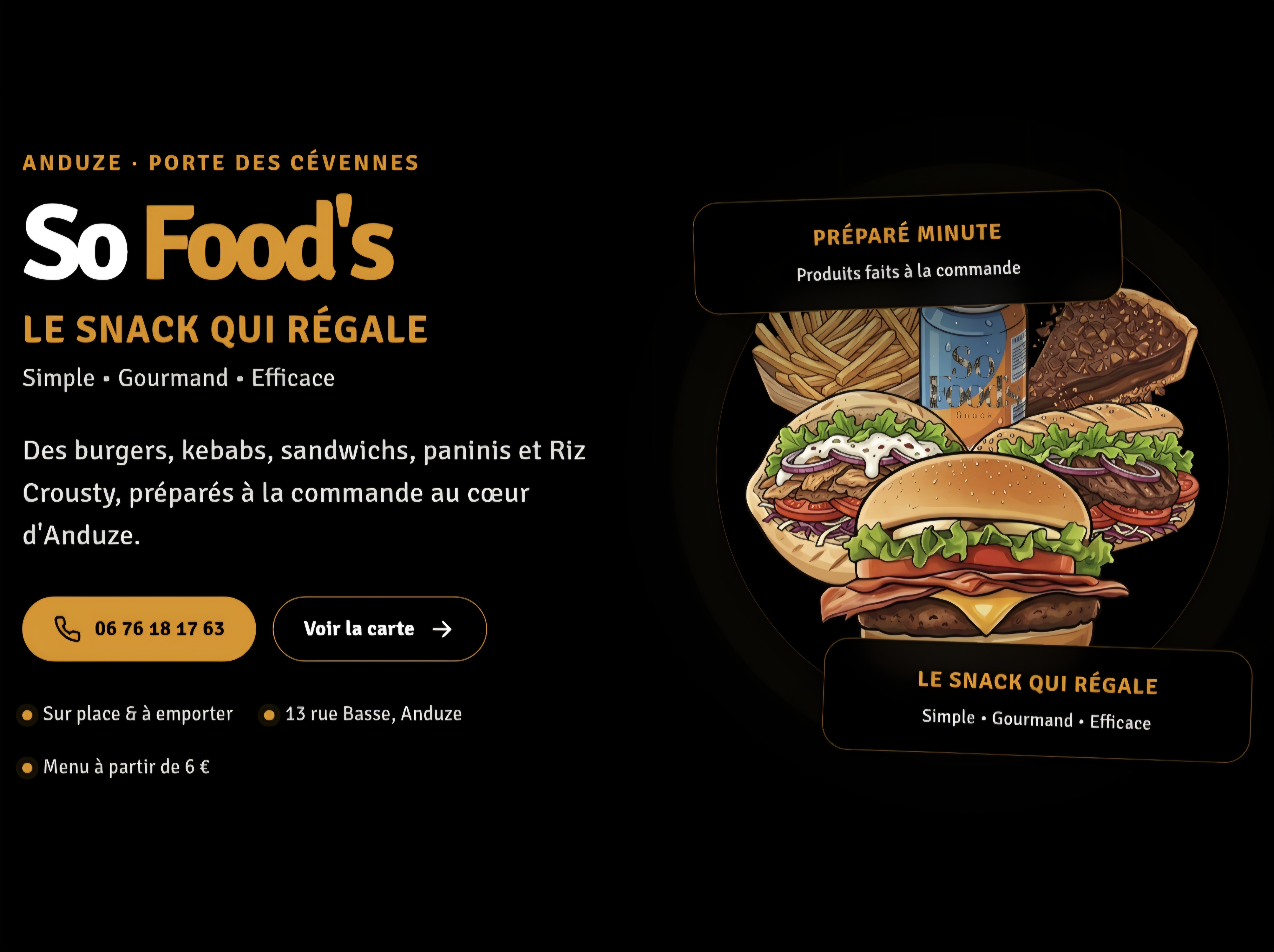 Site So Food's sur ordinateur